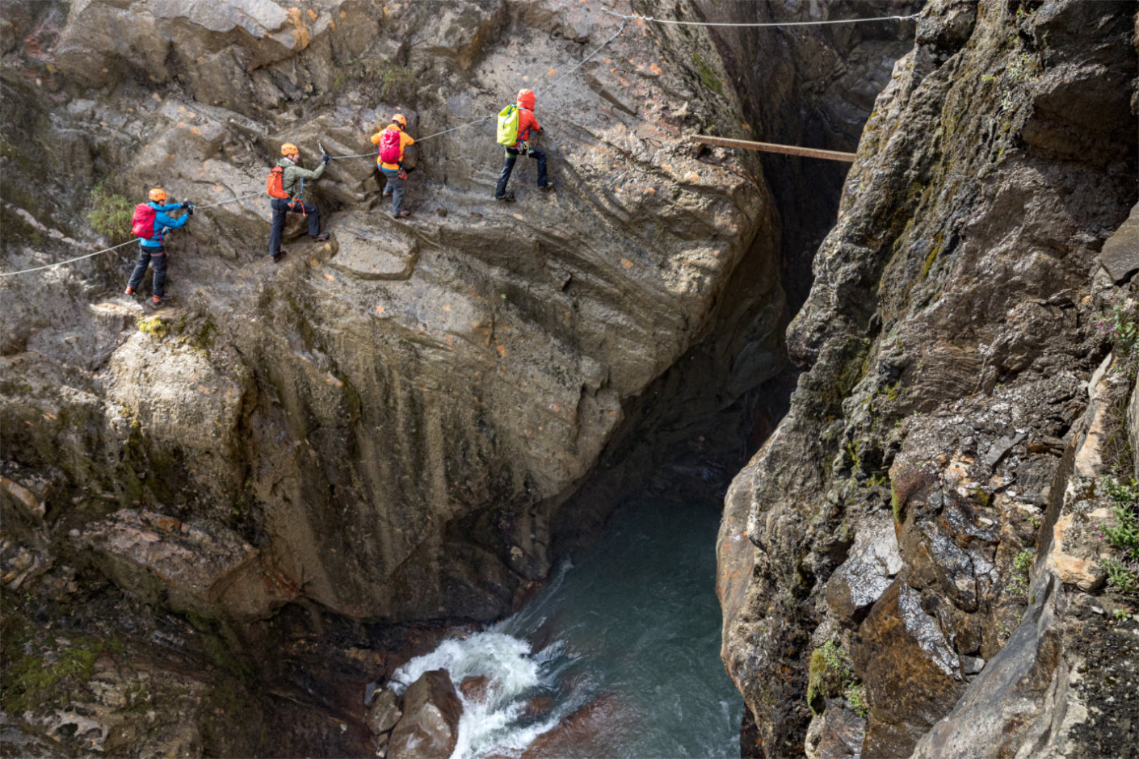 CMH Heliskiing Erfahrung Via Ferrata - Klettersteig