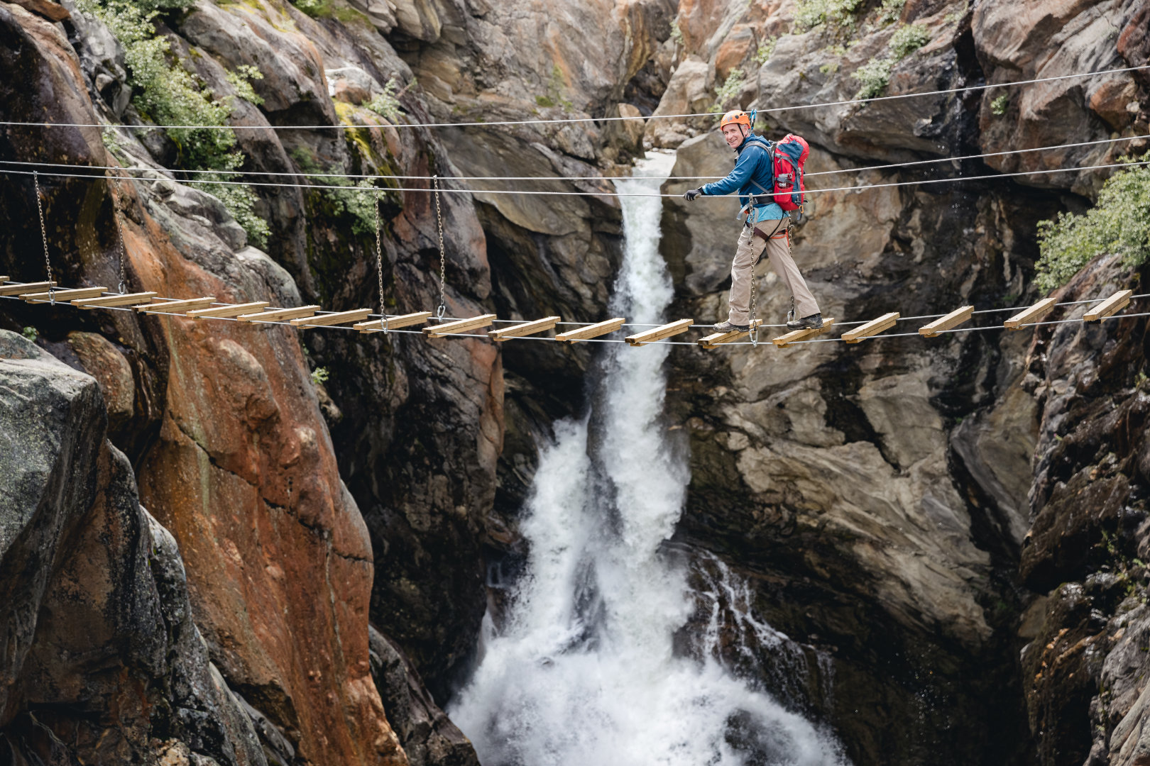 CMH Heliskiing Erfahrung Via Ferrata - Klettersteige bei CMH